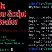 Simple Python Code Obfuscator Encoder Compiler Py Obfuscator TheKhalidSha