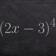 Using Binomial Expansion To Expand A Binomial To The Fourth Degree