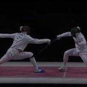 A Swiftly Clean And Lovely 2 Parry Riposte With No Room For Error Fencing Olympics