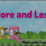 More And Less Preschool Comparing Numbers