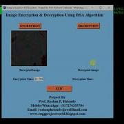 Python Code For RSA Based Image Encryption Decryption Full Project With Source Code