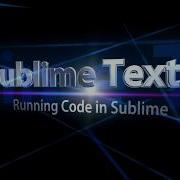 Sublime Text 3 Running Code