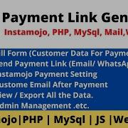 Payment Link Generator Instamojo PHP MySql WebHook Quanta Infotech Dipu Singh