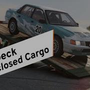 BeamNG Drive Tilt Deck Enclosed Cargo Trailers