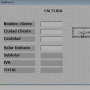 Formuarios Vba Y Calculos Con Variabes