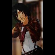 BABY S ON FIRE MMD X AoT Mikasa