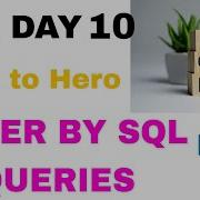 SQL DAY 10 Important ORDER BY PRACTICAL SQL QUERIES Zero To Hero 30 Days Challenge Sql