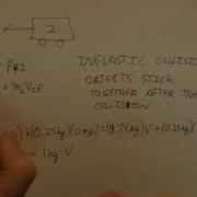 BMAPhysics 6c Analyzing Inelastic One Dimensional Collisions