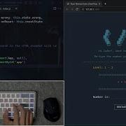 ASMR Programming React Memory Game Keyboard Unboxing No Talking