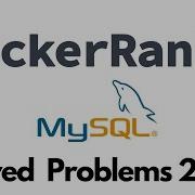 Hacker Rank MySQL Solved Questions 2020 Part 1