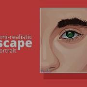 Semi Realistic Vector Portrait Inkscape Speed Art