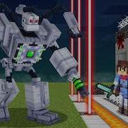 Robots Vs Security House In Minecraft