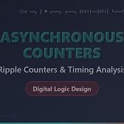 Asynchronous Ripple Counters Explained Timing Analysis Digital Logic