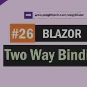 A Simple Blazor Two Way Data Binding Example