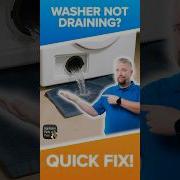 Washer Not Draining Clean The Drain Pump Filter Like This
