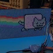 Nyan Cat And Test Pattern In A Framebuffer
