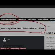 Archiving Compressing Files And Directories In Linux Using Tar MODULE 5 0A