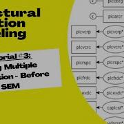 Using Multiple Regression Before SEM