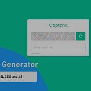 How To Make Captcha Generator In HTML CSS JavaScript Captcha Page