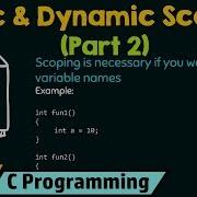 Static And Dynamic Scoping Part 2