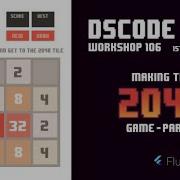 Flutter DSCode 7 2048 App Part 2