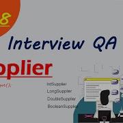 Java 8 Supplier Functional Interface Java 8 Supplier Java 8 Interview Questions Okay Java