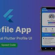 Flutter Profile UI Speed Code Clean Minimal Profile App Design Flutter Girl