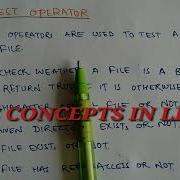 File Test Operators In Linux File Concepts In Linux