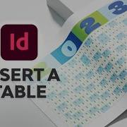 How To Create A Table In InDesign
