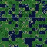 Создание фрактальной береговой линии основы процедурной генерации Python и Pygame