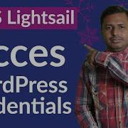 Accessing The WordPress Credentials On Lightsail AWS WordPress Credentials Lightsail Tutorials