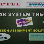WEEK 6 100 LINEAR SYSTEM THEORY ASSIGNMENT SOLUTION