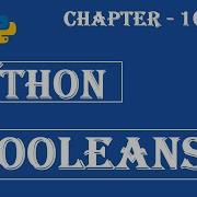 Booleans In Python Python Tutorial W3Schools Chapter 16 English