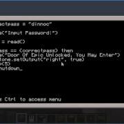 Minecraft ComputerCraft Locked Doors Tutorial