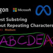 Leetcode 3 Longest Substring Without Repeating Characters Coding Interview