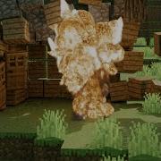 Realistic Minecraft House Explosion Blender Animation