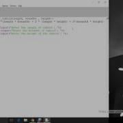 Python Programming Surface Area Of Cuboid