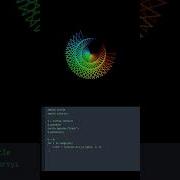 Colorful Rotating Star Animation In Python Turtle Satisfying Code Art Shorts