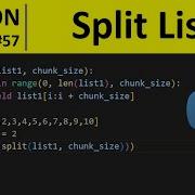 Python Program 57 Split List Into Evenly Sized Chunks In Python