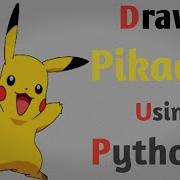 Draw Pikachu Using Python Pikachu In Python 2021 Shorts Pokemon Pikachu Howtodraw