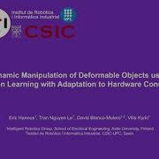 Dynamic Manipulation Of Deformable Objects Using IL With Adaptation To HW Constraints BILBO