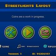 Streetlights Layout Geometry Dash