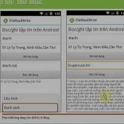 Android Studio Basic Read And Write Textfile