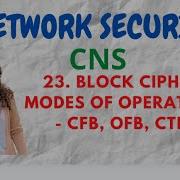 23 Режимы работы блочного шифра Часть 2 CNS