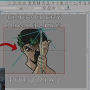Best In Depth Embroidery Digitizing Tutorial HATCH ANIME TUTORIAL