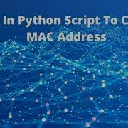 Getting Input In Python Script To Change MAC Address