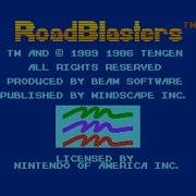 RoadBlasters Nintendo Entertainment System Intro Title Screen