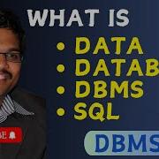 WHAT IS DATA DATABASE DBMS SQL DBMS TEREMINOLOGY