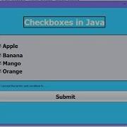 How To Work With CheckBoxe In Java Netbeans User Inteface