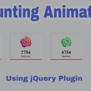 Counter Js Easy Way To Make Counting Up Number Animation Using Jquery Plugin In Hindi 2020